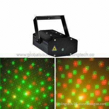 Mini Laser Projector/100mW RGY Laser Gobo Effects for Party, Disco and Club Lighting